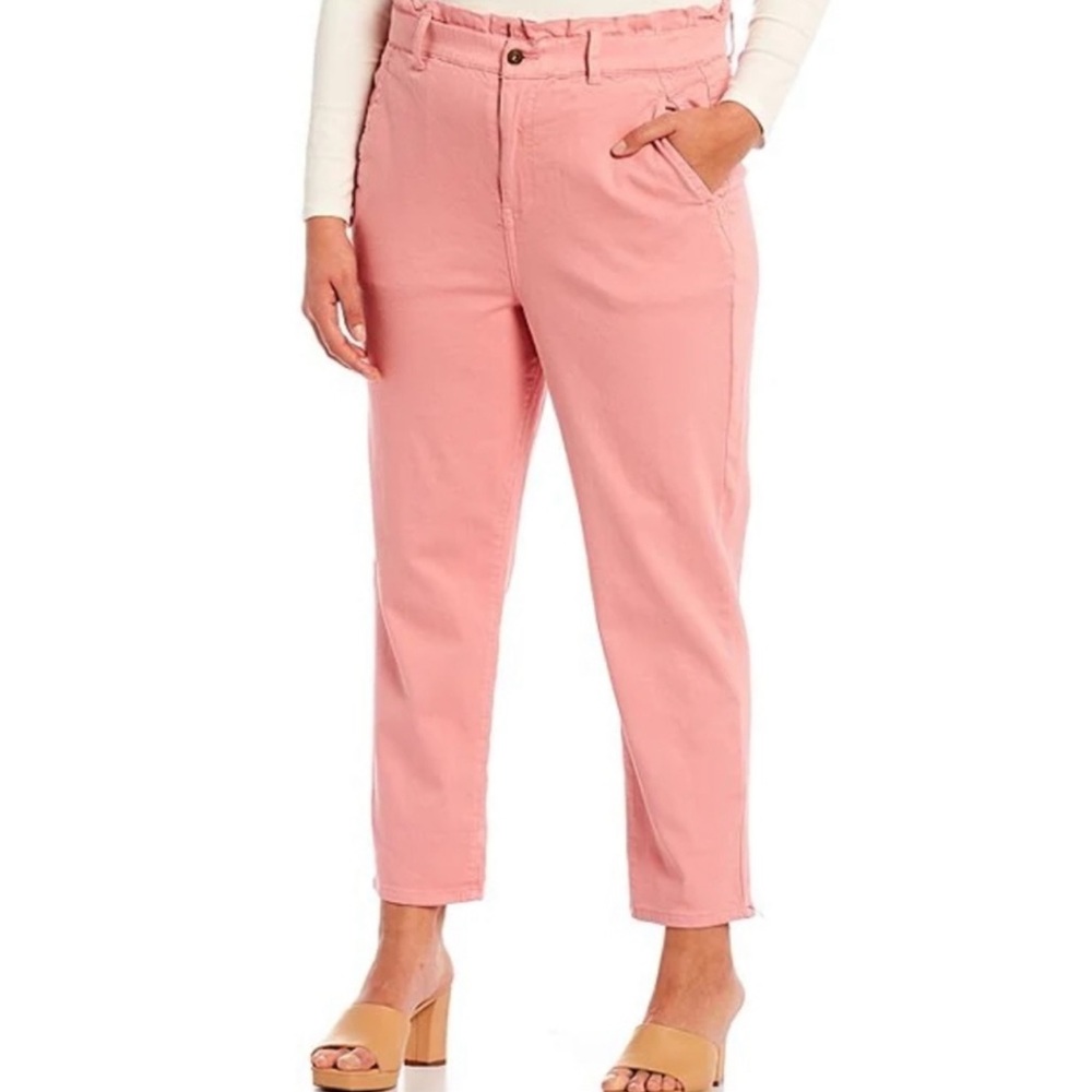 1 State Paperbag Pink Women’s Plus Size Jeans Size 18W